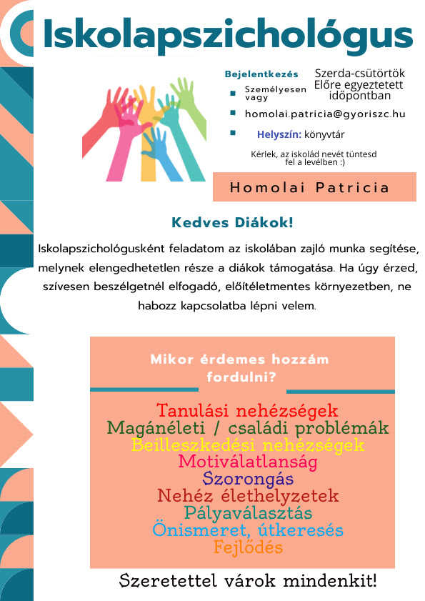 iskolapszichológus plakát